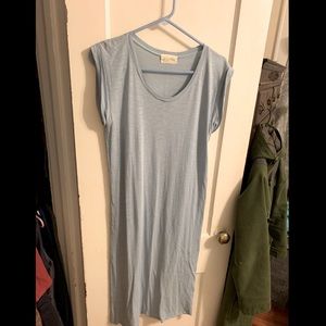 American Vintage Long Shift Dress size Small Light Blue